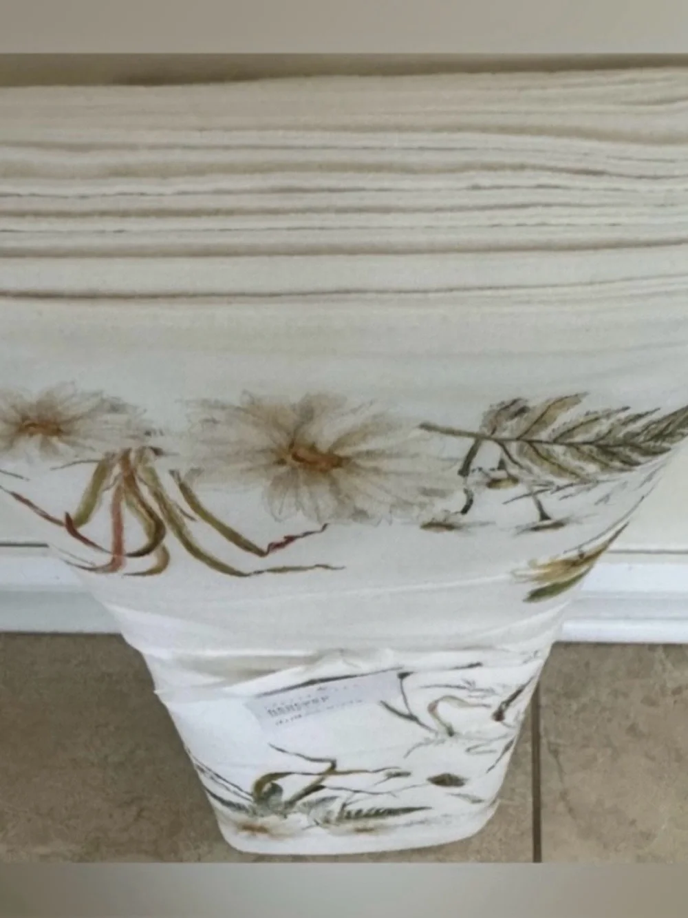 Pottery Barn Bedford Harvest Cotton/Linen Table Runner